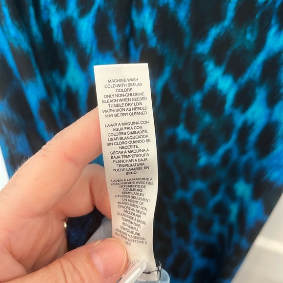 NWT Chico’s Animal Print Leopard Marie 3/4 Sleeve Knee Length Dress Medium 8 - Picture 8 of 8